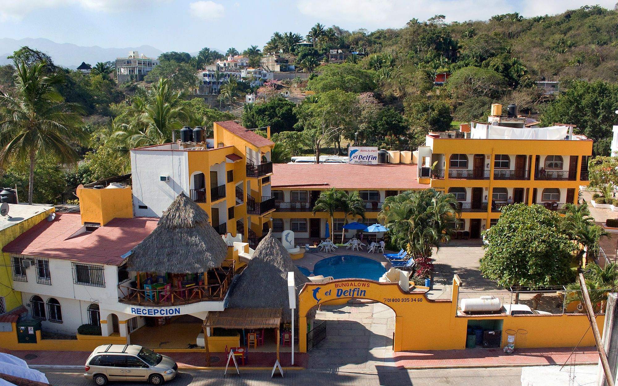 Bungalows El Delfin Rincon de Guayabitos Exterior photo